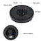 NOVEDEN Solar Fountain Water Pump for Bird Bath with RGB Color LED Lights - Sustainable, Anti-Drift Design, Easy to Clean, Black