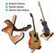 Guitar Stand Wood Universal Wooden Guitar Stand for Dreadnought Acoustic Classical Electric Bass Guitars (Step-shaped Guitar Stand)