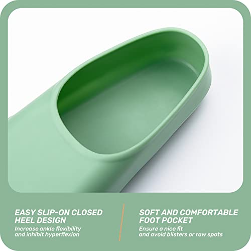 CAPAS Swim Training Fins Comfortable Silicone Lap Swimming Floating Flippers Short Blade Build Leg Strength