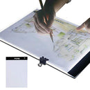 A4 Light Box, FOME Ultra-Thin A4 Tracing Light Box USB Power Adjustable Brightness LED Drawing Board Tracing Pad Artcraft Tracing Light Pad for Artists Drawing Sketching Animation Stencilling