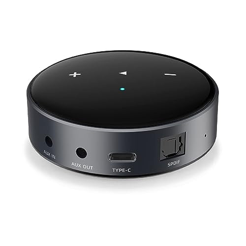 WiiM Mini AirPlay2 Wireless Audio Streamer, Multiroom Stereo, Preamplifier, Compatible with Alexa and Siri Voice Assistants, Stream Hi-Res Audio from Spotify, Amazon Music and More
