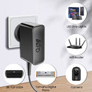 KFD Universal 15V 2A 1A 0.5A AC Power Supply Adapter for Philips HF3321 HF3320 AIMTOM LED Strip Router LCD Monitor Humidifier CCTV Security Camera Wireless Audio Video HUB DC Power Wall Charger Cord