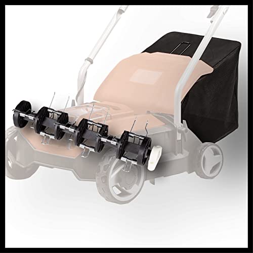 Einhell Power X-Change 18V Cordless Lawn Scarifier - Brushless Motor, 28cm Raking Width, 3 Working Depths, for Lawns and Gardens - GC-SC 18/28 Li Solo Lawn Rake (Battery Not Included)