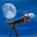 Stargazer Telescope for Astronomy Kids Children Adults Beginners - Portable Telescopes, 50mm Aperture, 400mm Astronomical Moon Planets Refractor, Eyepieces, Adjustable Tripod, Storage Bag