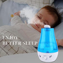 Staiko Desk Humidifier,3L Cool Mist Humidifiers,Adjustable 360°Rotation Nozzle, LED Display,Night Light Function,Two Spray Modes,Whisper for Bedroom,Babies Room,Office, Home (AU Plug)