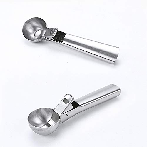 Tongke Ice Cream Scoops, Stainless Steel Spoon 7-Inch