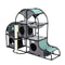 Petscene Multi-Tier Cat Scratching Post Tower Furniture Cat Tree House Scratcher Condo