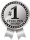 Zebra Pen F-701 Retractable Ballpoint Pen, Stainless Steel Barrel, Fine Point, 0.8mm, Black Ink, 1-Pack