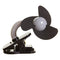 Dreambaby Portable Clip-on Baby Stroller Fan - with Soft Foam Fins - Perfect for Strollers, Cribs, Wheelchairs, Beach, & Pool - Black - 1 Pack