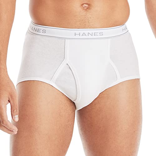 Hanes Red Label Men's 9-Pack Brief (White, Large)