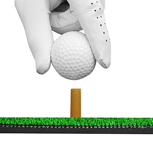 Scott Edward Golf Practice Tees, 3/4/6 Pieces Packed, Magnet Tee and Rubber Tee,Indoor and Outdoor,for Driving Range and Practice Mat (Orange 6Pcs)