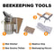 Honey Lake Beekeeping Supplies Bee Smoker Starter Kit, 16 Pcs Bee Keeping Starter Kit Bee Keeping Supplies-All for Beekeepers Including Different Kinds of Beekeeping Tools