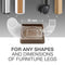 Furniture Cups X-PROTECTOR – Caster Cups 4 PCS – Premium Furniture Coasters – Ideal Bed Stoppers – Non Skid Furniture Pads with a Perfect Design – 50 mm Rubber Furniture Pads - Protect Any Flooring!