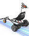 Gyroshoes K2 Hoverboard Seat Attachment with Rear Shock Absorption, Compatible with 6.5" 8" 10" Hoverboard, Hoverboard Go Kart for Kids and Adults with Adjustable Frame Length and All Terrain Wheel
