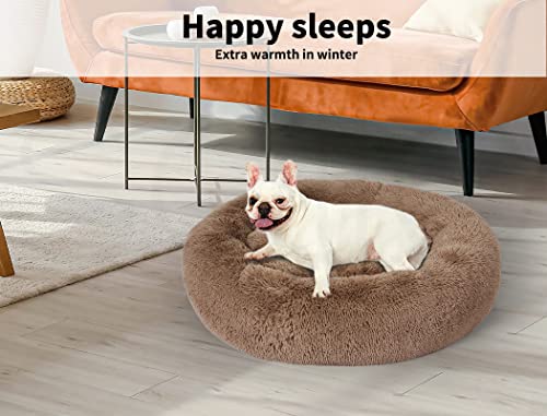 PaWz Pet Bed Mattress Dog Beds Bedding Cat Pad Mat Cushion Winter S Brown