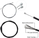 Bestgle Universal Mountain Bike Shift Cable Kit and Housing Set Bicycle Gear Shift Derailleur Cable Stainless Steel Replacement Wire Tubing Cover for MTB Road Cycling