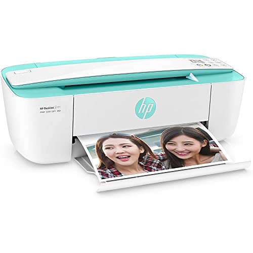 HP DeskJet 3721 All-in-One Printer, One of World's Smallest All-in-One, Fast Printing, up to 19PPM, A4 Printer, Small Office/Home Office Personal Printer (T8W92A)