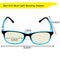 Optix 55 Blue Light Glasses Kids Girls & Boys-Computer Gaming Eyeglasses - Anti Eyestrain, Aqua Blue, kids