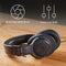 Audio-Technica ATH-M20X Comfortable Monitor Headphones, Black (at ATH-M20X)