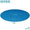 Intex Round Solar Pool Cover, 8 Inch Blue 244 cm