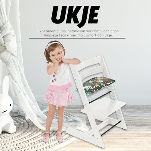 Ukje | Cushion for Stokke Tripp Trapp | Many Colors & Patterns | Handmade in Europe | Compatible with Tripp Trapp High Chair, Stokke High Chair for Stokke Tripp Trapp Cushion and Tripp Trapp Cushion