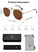 SOJOS Small Square Clear Lens Glasses for Men and Women Eyewear Eyeglasses SJ1072 with Gold Frame/Smoke Lens