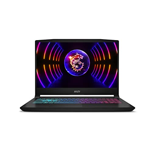 MSI Katana 15 B12UDXK-1044AU 15.6-Inch 12th Intel i5-12450H NVIDIA RTX 3050 8GB DDR5 Ram 512GB SSD Gaming Laptop, Black