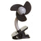 Dreambaby Portable Clip-on Baby Stroller Fan - with Soft Foam Fins - Perfect for Strollers, Cribs, Wheelchairs, Beach, & Pool - Black - 1 Pack