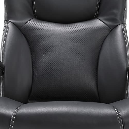 Serta Style Hannah II Office Chair, Bonded Leather, Black