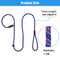 Nylon Dog Training Leash Rope, Adjustable Pet Slip Lead for Small and Medium Dogs (150 cm)