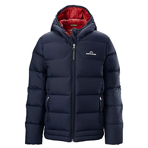 Kathmandu Epiq Boys Down Puffer Warm Outdoor Winter Jacket Kids Midnight Navy 14YRS