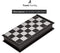 Magnetic Chess Set - 2 Extra Queens - Gold & Silver Folding Chess Board Game Set, Wood-Plastic Folding Board, Puzzle Board Game Beginner Chess Set for Kids and Adults