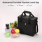 DAWNTREES Insulated Lunch Bag,Lunch Box Foldable Large Cooler Tote Bag for Men,Women,Kid,Leak Proof Double Deck Reusable Lunch Pail for Office/School/Picnic Beach,Office Work