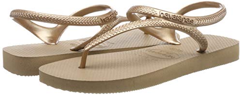 Havaianas Women's Flash Urban Sandals, Rose Gold, 1/2 UK