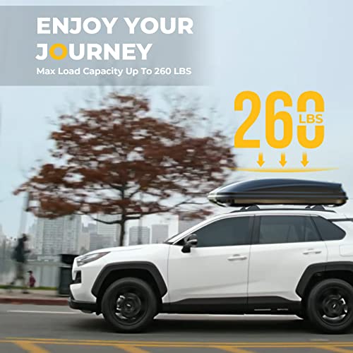 BougeRV Car Roof Rack Cross Bars for 2019-2023 Toyota RAV4 (Not Fit Adventure/TRD Off-Road) with Anti-Theft Lock, Aluminum Anti-Rust Cross Bar for Rooftop Cargo Carrier Luggage Kayak Canoe Bike