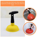 Mini Sink Plunger Plumbing Tools 2Pcs Kitchen Sink Toilet Plunger Toilet Drain Unblocker Suction Power to Unclog Slow Sinks Drains Tubs Showers Sink Cleaner Drain Plunger