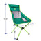 Cascade Mountain Tech Outdoor High Back Lightweight Camp Chair with Headrest and Carry Case - Green