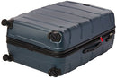 Samsonite Omni Pc Hardside Expandable Luggage, Teal, Checked-Medium 24-Inch, Omni Pc Hardside Expandable Luggage with Spinner Wheels