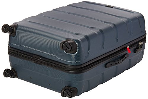 Samsonite Omni Pc Hardside Expandable Luggage, Teal, Checked-Medium 24-Inch, Omni Pc Hardside Expandable Luggage with Spinner Wheels
