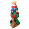 Jingle Jollys Christmas Inflatable Illuminated Tree, Outdoor Decorations, 1.8M Cold White LED Lights with Pegs and Ropes Set Built-in Pump Lawn Yard Decor