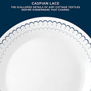Corelle Vitrelle Dinnerware Set, Caspin Lace (18-Piece Set)