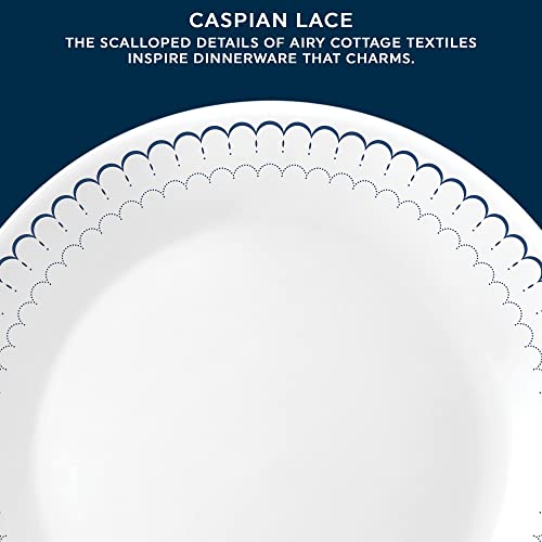 Corelle Vitrelle Dinnerware Set, Caspin Lace (18-Piece Set)