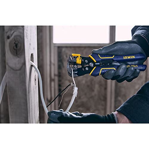 IRWIN VISE-GRIP Self-Adjusting Wire Stripper, 8", 2078300