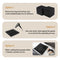 AUSLET- 24 Pack Egg Crate Acoustic Panels，30 X 30 X 3 cm High Density Sound Proofing Panels，Sound Proof Panels,Sound Proof Foam Panels for Wall