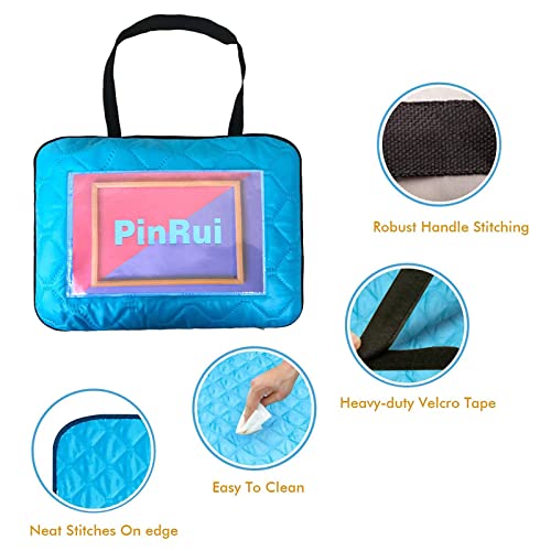 PinRui Extra Large Picnic & Beach Blanket Handy Mat Plus Thick Dual Layers Sandproof Waterproof Padding Portable for The Family, Friends, Kids,Blue 200x145cm