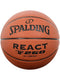 Spalding TF-250 JBA Basketball React 77-079J Basketball React Brown Basketball Basket