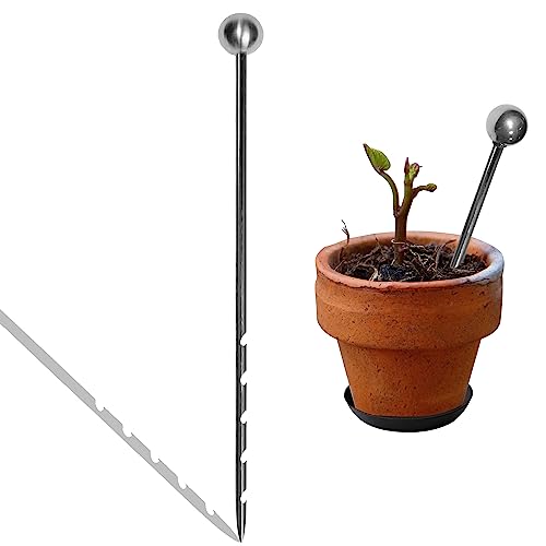 10" Stainless Steel Soil Sampler Probe Monitor Soil Sampler and Moisture Meter for Lawn Plant Garden Farm Soil Sampling