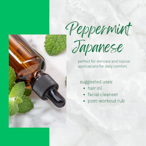 1 fl oz Peppermint Essential Oil (100% Pure & Uncut) - GreenHealth