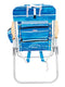 RIO Gear 4-Position Hi-Boy Backpack Beach Chair -Aluminum, Stripe