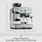 Breville the Barista Express Impress Espresso Machine, Sea Salt, BES876SST
